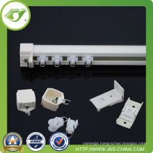 Z268 factory professional curtain accessories / non-noisy curtain tracks, pure white silent good quality curtain rail